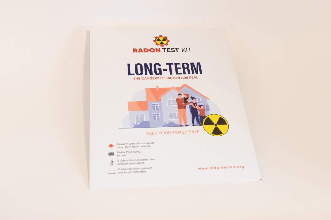 Long-Term Radon Test Kit - front of package